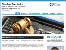 Tablet Screenshot of pinellasmediation.com